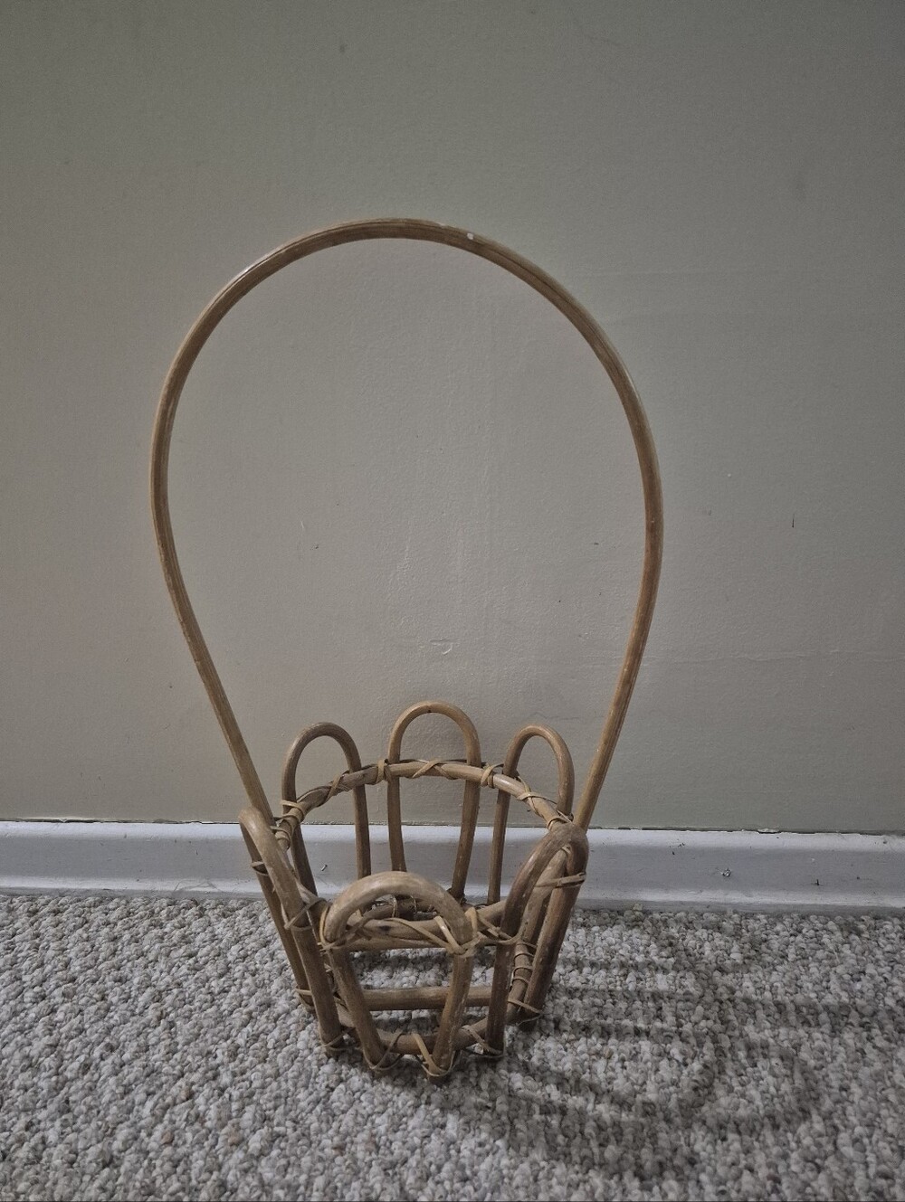 Bamboo Handled Plant Holder